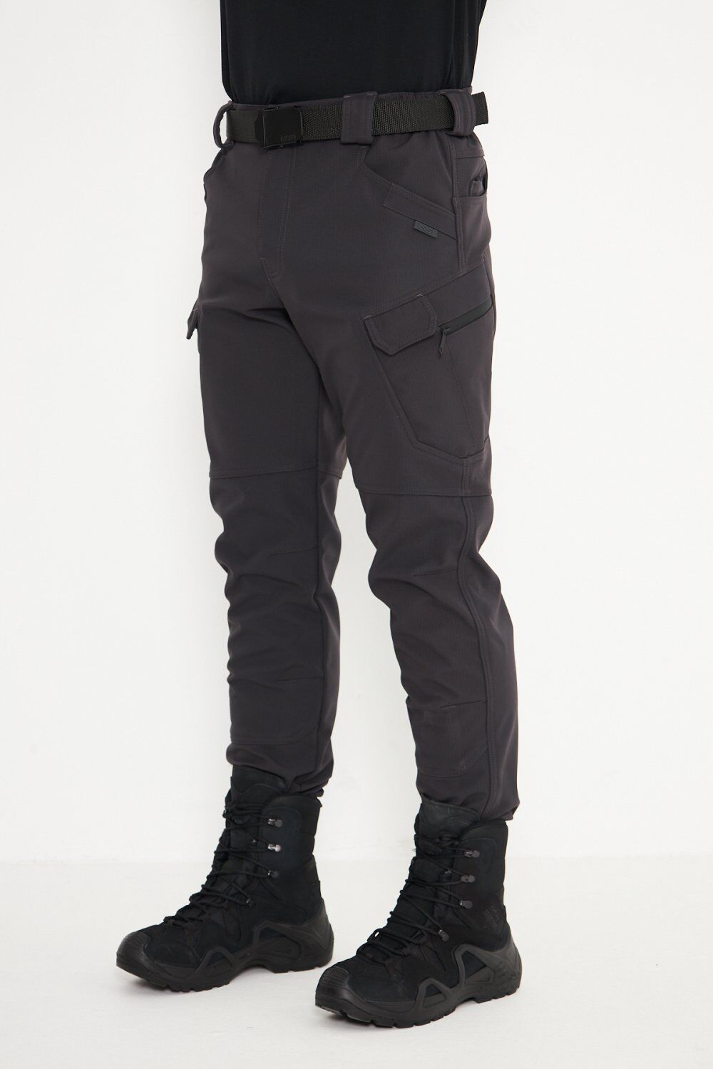 Taktikal Kışlık Softhell Pantolon İSSİ Antrasit