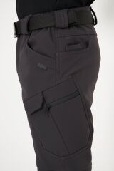 Taktikal Kışlık Softhell Pantolon İSSİ Antrasit