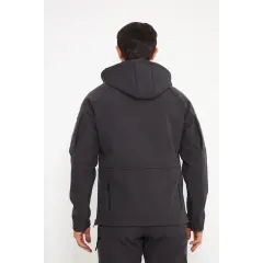 Taktikal Shoftshell Antrasit Mont