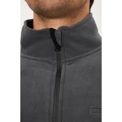 Tactical Outdoor Taktik Hırka Dik Yaka Polar Fermuarlı Polar Antrasit